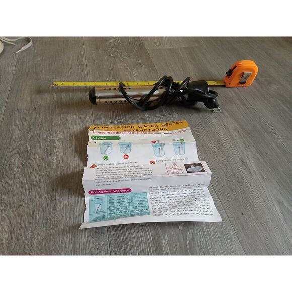 Immersion Water Heater - Picture 1 of 2